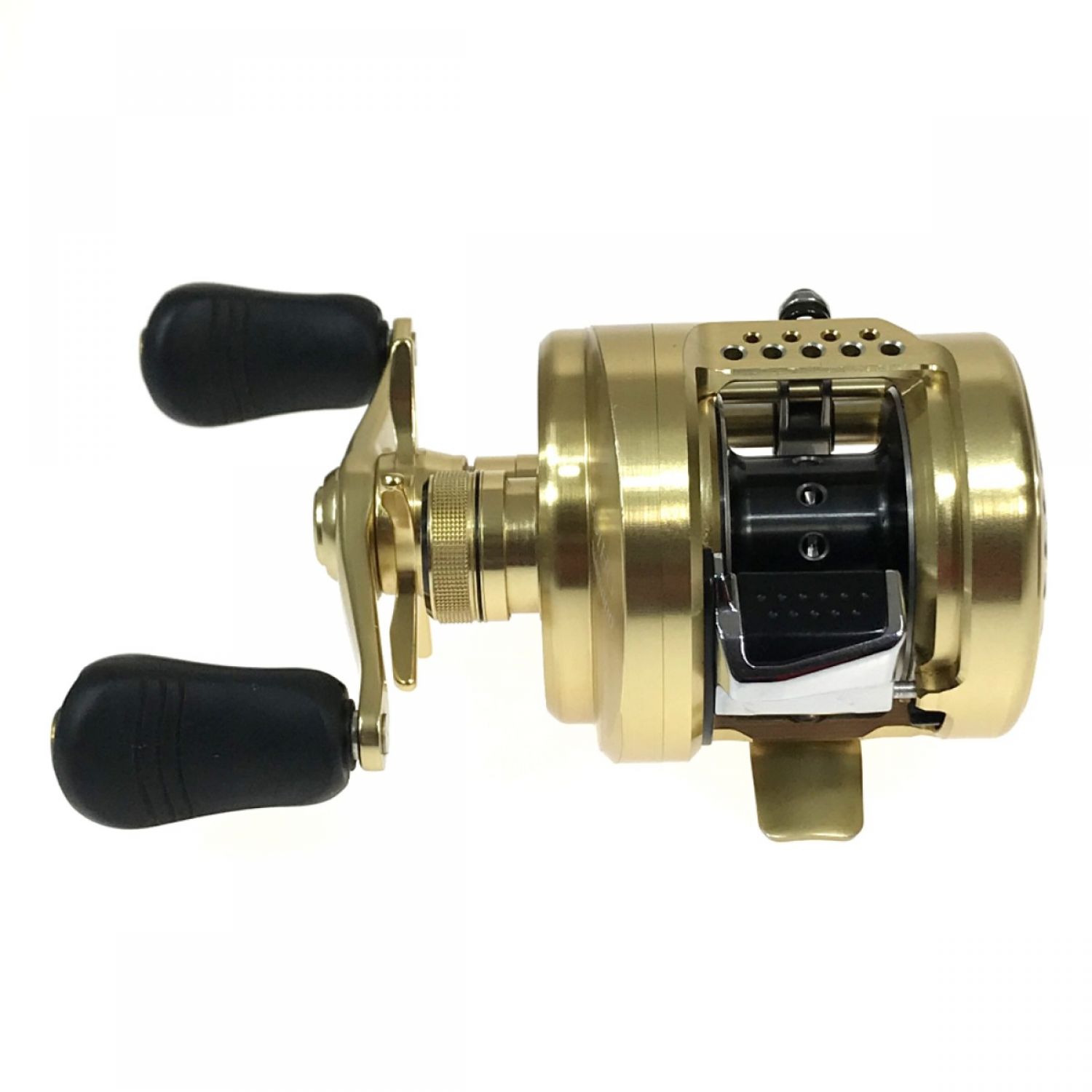 中古】 SHIMANO シマノ 15 カルカッタコンクエスト 201HG 左ハンドル B