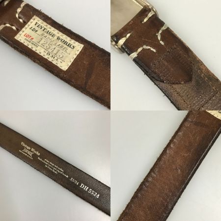  Vintage Works ヴィンテージワークス レザーベルト 傷・汚れ有 DH5524