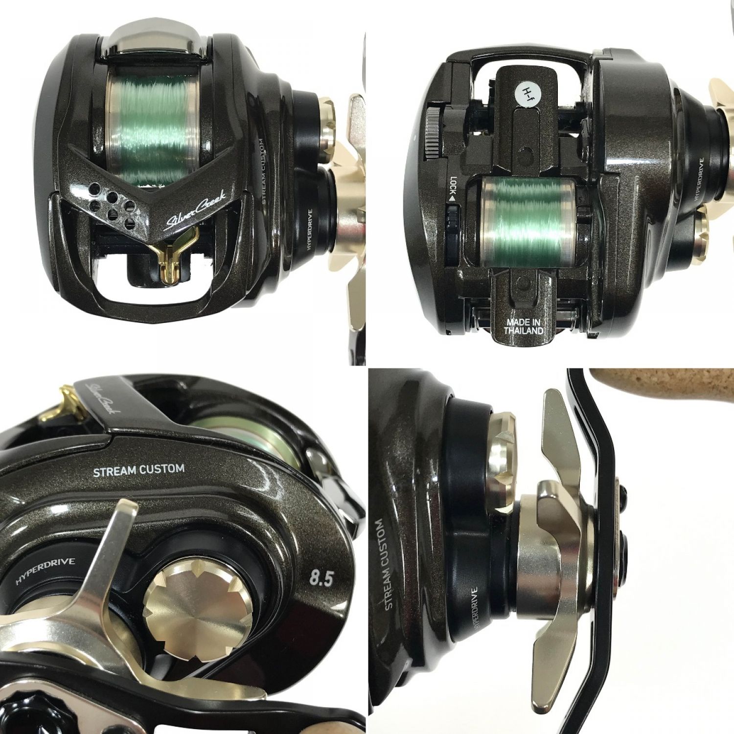 中古】 DAIWA ダイワ シルバークリーク AIR TW ストリームカスタム 8.5