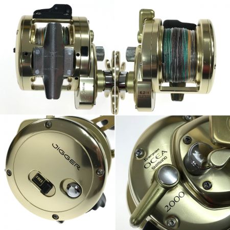  SHIMANO シマノ 99 スコーピオン オシア  ジガー 2000  99ｽｺｰﾋﾟｵﾝｵｼｱ 2000 RH292 右ハンドル