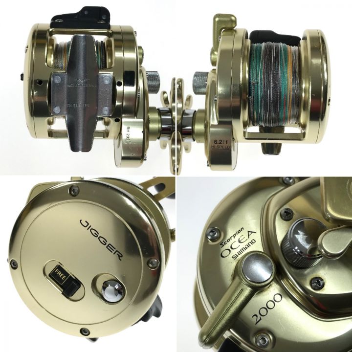 SHIMANO シマノ 99 スコーピオン オシア ジガー 2000 99ｽｺｰﾋﾟｵﾝｵｼｱ 2000 RH292  右ハンドル｜中古｜なんでもリサイクルビッグバン