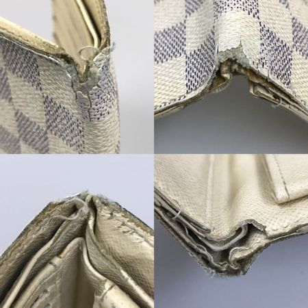  LOUIS VUITTON ルイヴィトン ダイエアズール ポルトフォイユ・マルコ 2つ折り財布 ジャンク品 N60018