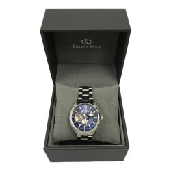 ## ORIENT STAR オリエントスター モダンスケルトン 機械式時計 自動巻き(手巻き付） 腕時計 RK-AV0004L Bランク