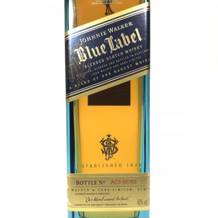  Johnnie Walker ジョニーウォーカー ブルーラベル 750ml 40度 箱付 未開栓