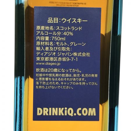 Johnnie Walker ジョニーウォーカー ブルーラベル 750ml 40度 箱付 未開栓