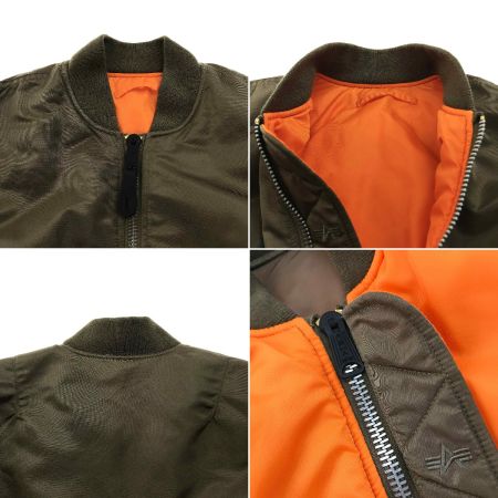  ALPHA INDUSTRIES MA-1 フライトジャケット Sサイズ 20004-412 オリーブ