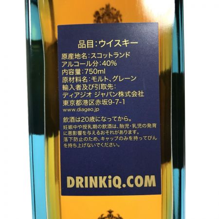  Johnnie Walker ジョニーウォーカー ブルーラベル 750ml 40度 箱付 未開栓