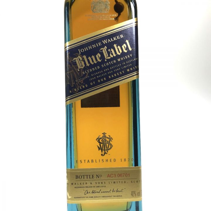 Johnnie Walker ジョニーウォーカー ブルーラベル 750ml 40度 箱付 未開栓｜中古｜なんでもリサイクルビッグバン