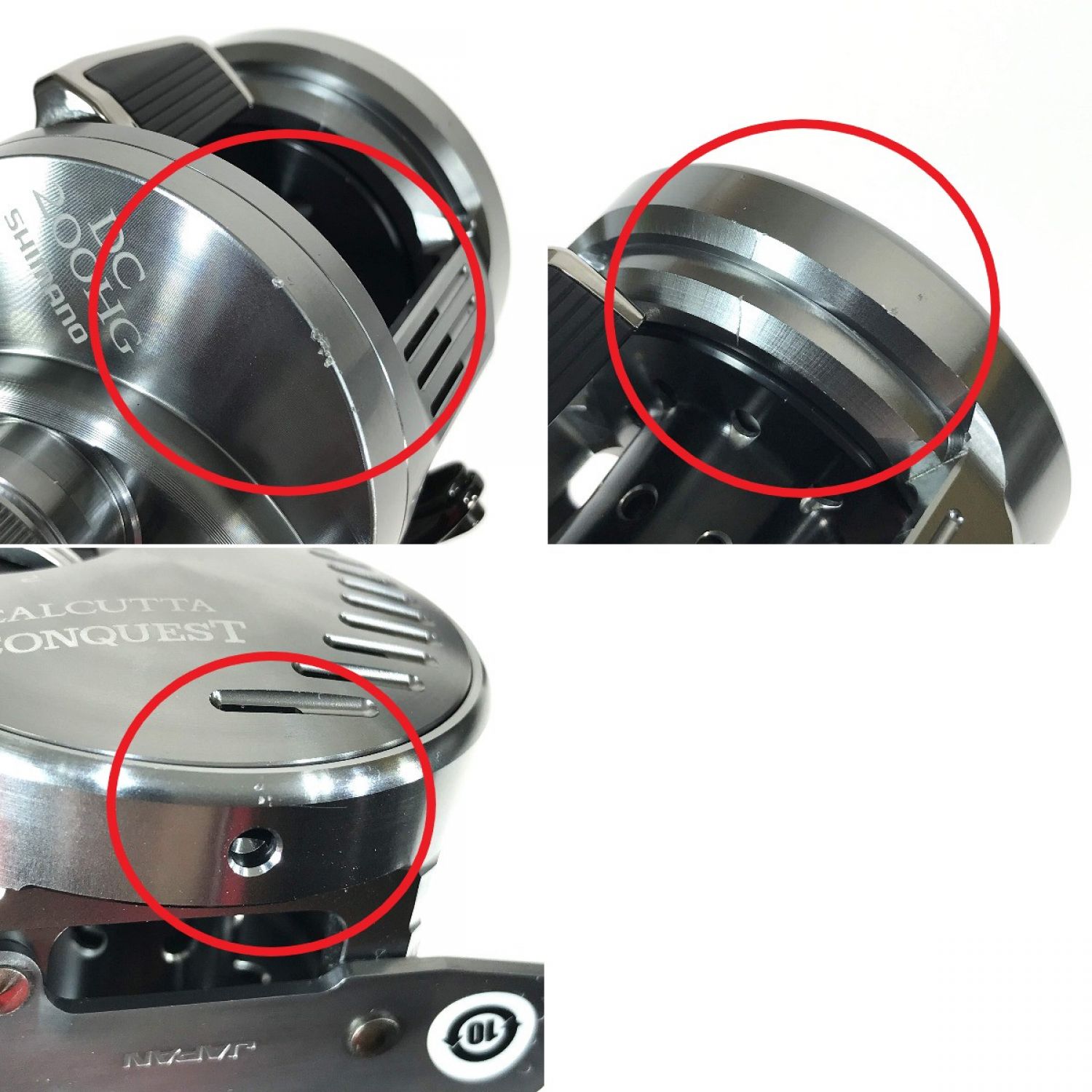 中古】 SHIMANO シマノ 20カルカッタコンクエスト DC200HG 右ハンドル