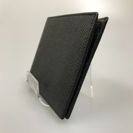  BVLGARI ブルガリ 2つ折り札入れ/小銭入れ無し ブラック