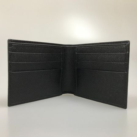  BVLGARI ブルガリ 2つ折り札入れ/小銭入れ無し ブラック