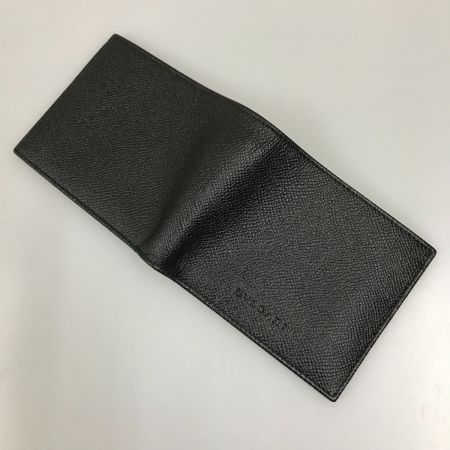  BVLGARI ブルガリ 2つ折り札入れ/小銭入れ無し ブラック