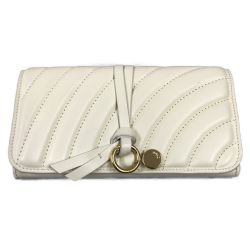 ## Chloe クロエ アルファベット 長財布  CHC18UP715A04119 ホワイト Cランク