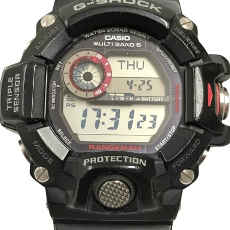  CASIO カシオ G-SHOCK タフソーラー デジタルウォッチ  風防・ベゼルにキズ有 GW-9400J-1JF