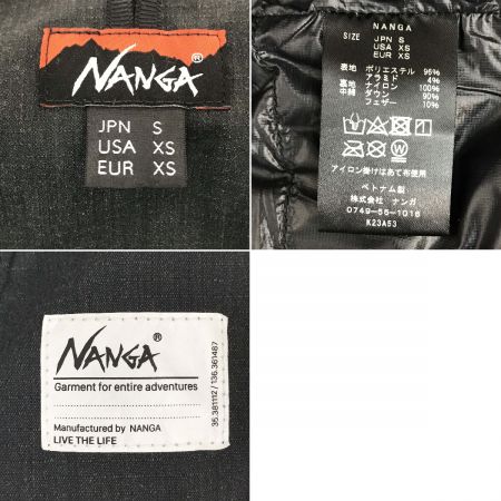  NANGA ナンガ タキビリップストップ インナーダウンカーディガン ブラック