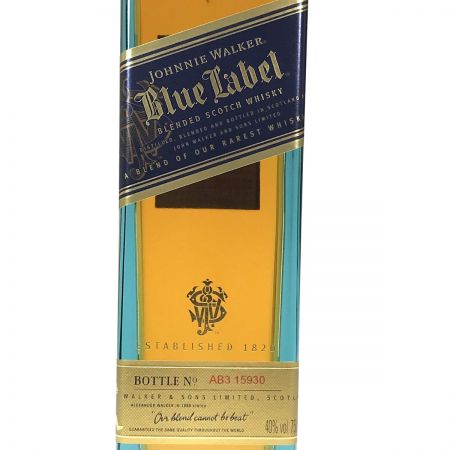  Johnnie Walker ジョニーウォーカー ブルーラベル 750ml 40度 箱付 未開栓