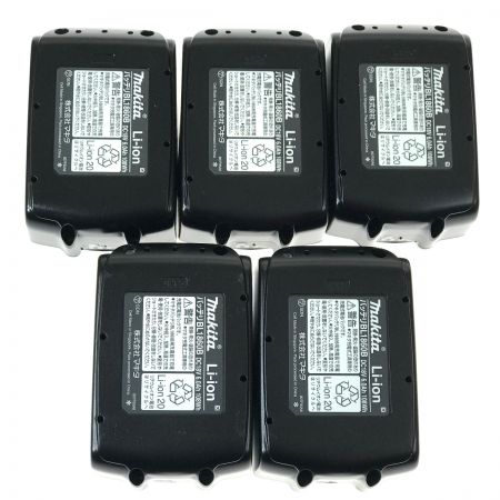  MAKITA マキタ 18v 6.0Ah リチウムイオンバッテリ BL1860B 5個セット 純正バッテリ