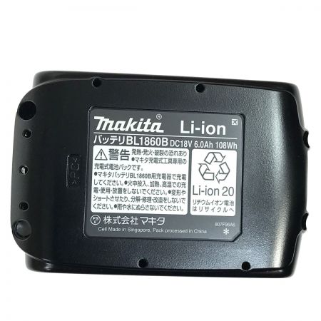  MAKITA マキタ 18v 6.0Ah リチウムイオンバッテリ BL1860B 5個セット 純正バッテリ