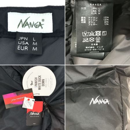  NANGA ナンガ オーロラダウンビブ ND2241-1I004 ブラック Lサイズ