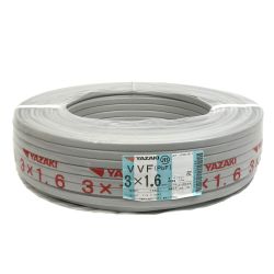 ## YAZAKI VVFケーブル 3×1.6 100m グレー Sランク