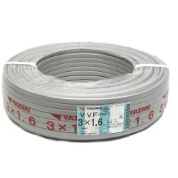 ## YAZAKI VVFケーブル 3×1.6 100m グレー Sランク
