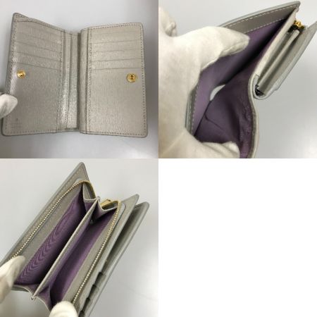  GUCCI グッチ 2つ折り財布 スクリプト ジップアラウンドウォレット 772640 ライトグレー