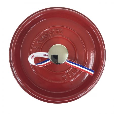  STAUB ストウブ ピコ・ココット ラウンド 20cm 1102006 チェリーレッド 両手鍋 IH対応