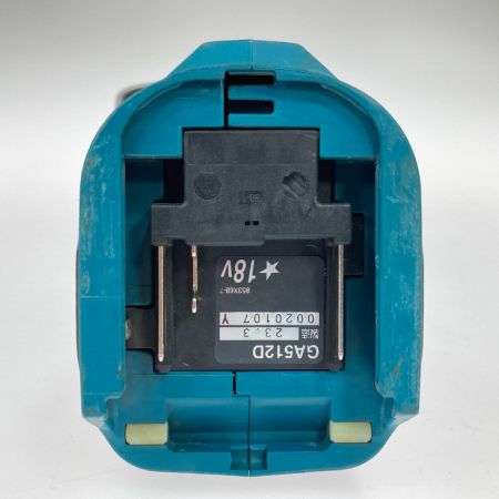  MAKITA マキタ 125mm 18V 充電式ディスクグラインダー GA512D バッテリ1個付 充電器なし