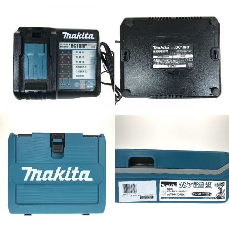  MAKITA マキタ 充電式4モードインパクトドライバ 18V 6.0Ah TP141DRGX 充電器・充電池2個・ケース付