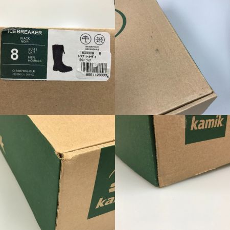  Kamik ICEBREAKER アイスブレーカー防寒ブーツ 長靴 25.5cm ブラック