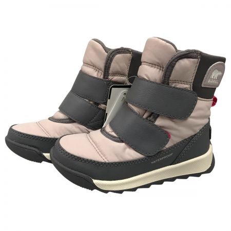  SOREL ソレル キッズブーツ 14cm CHILDRENS WHITNEY Ⅱ STRAP WP NC3919-608-9 ヴェイパー/パルス