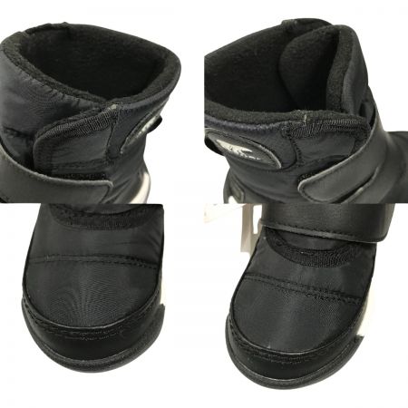  SOREL ソレル キッズブーツ 13cm CHILDRENS WHITNEY Ⅱ STRAP WP  NC3919-010-8 ブラック/シーソルト
