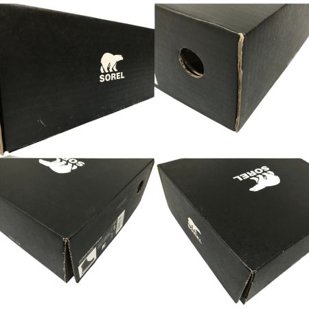  SOREL ソレル キッズブーツ 13cm CHILDRENS WHITNEY Ⅱ STRAP WP  NC3919-010-8 ブラック/シーソルト