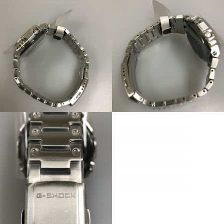  CASIO カシオ 腕時計 G-SHOCK フルメタル Bluetooth対応 ソーラー電波時計  GMW-B5000D-1JF シルバー