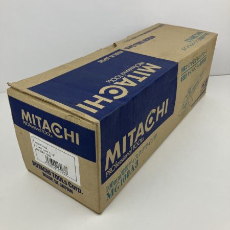 ЗЗ MITACHI 100mm 100V ディスクグラインダー 砥石 スパナ ハンドル付 MG100A3