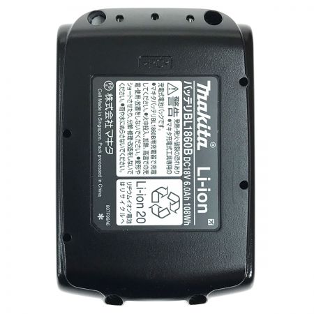  MAKITA マキタ 18v 6.0Ah リチウムイオンバッテリ BL1860B 純正バッテリ (3) 未使用品