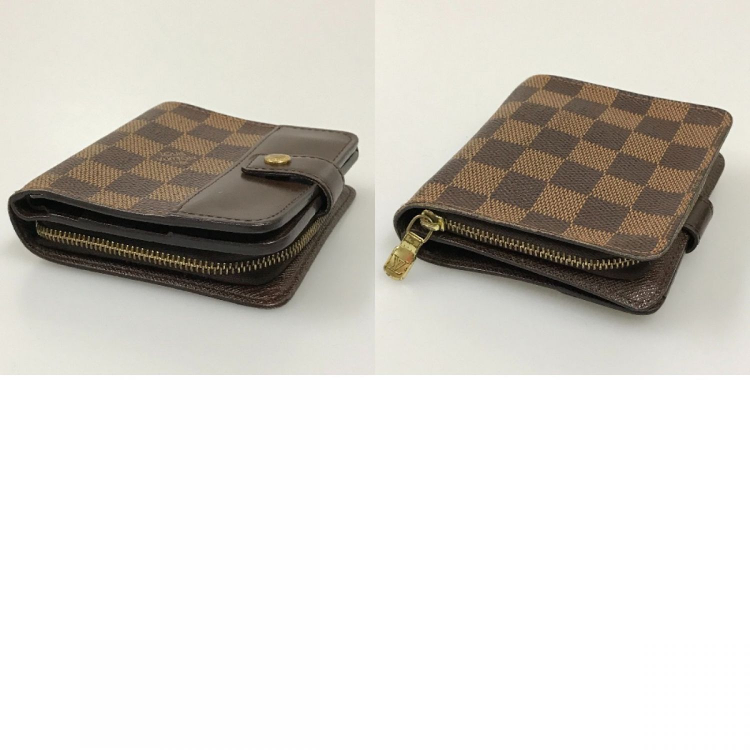 中古】 LOUIS VUITTON ルイヴィトン 2つ折り財布 コンパクト