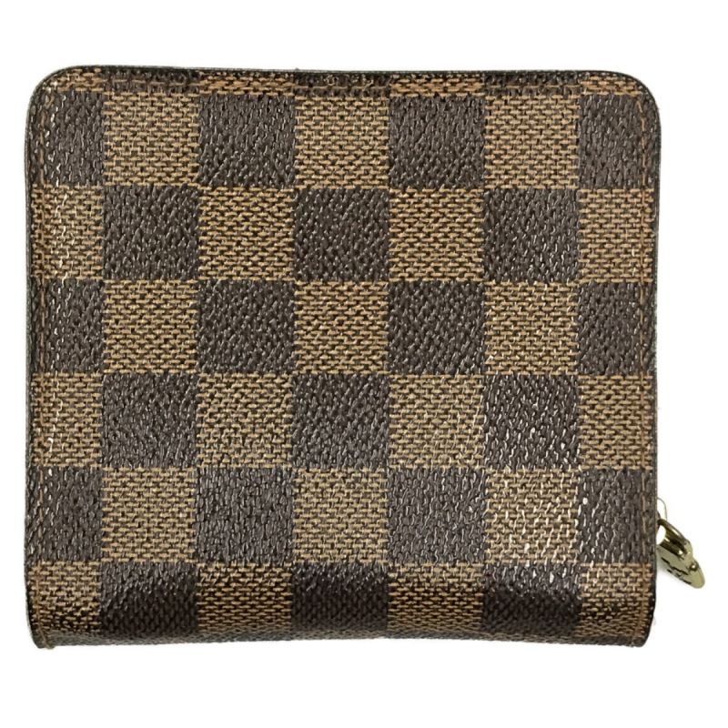 中古】 LOUIS VUITTON ルイヴィトン 2つ折り財布 コンパクトジップ