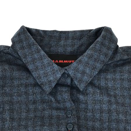  MAMMUT マムート ウィンター ロングスリーブ シャツ 1015-00470 ネイビー Lサイズ