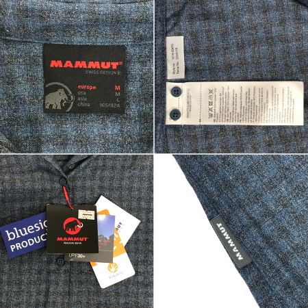  MAMMUT マムート ウィンター ロングスリーブ シャツ 1015-00470 ネイビー Mサイズ