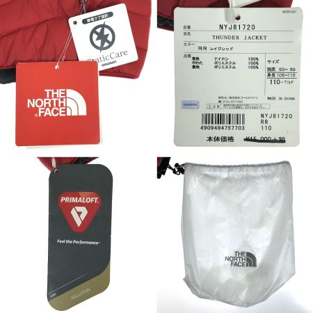  THE NORTH FACE ザノースフェイス サンダージャケット キッズ 110cm NYJ81720 レッド