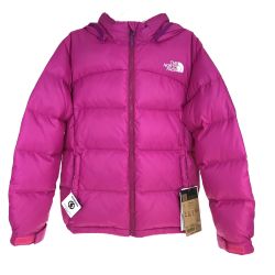 ## THE NORTH FACE ザノースフェイス アコンカグア フーディ キッズ 140cm NDJ92259 ショッキングピンク Aランク