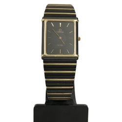 ## OMEGA オメガ デヴィル Cal.1455 クオーツ 腕時計 395.0835 ブラック Cランク