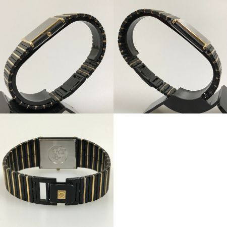  OMEGA オメガ デヴィル Cal.1455 クオーツ 腕時計 395.0835 ブラック