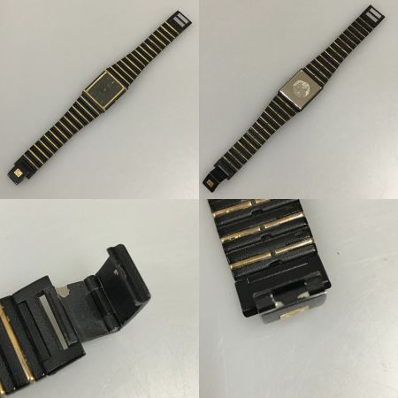  OMEGA オメガ デヴィル Cal.1455 クオーツ 腕時計 395.0835 ブラック