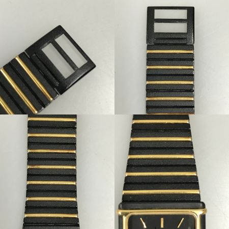  OMEGA オメガ デヴィル Cal.1455 クオーツ 腕時計 395.0835 ブラック