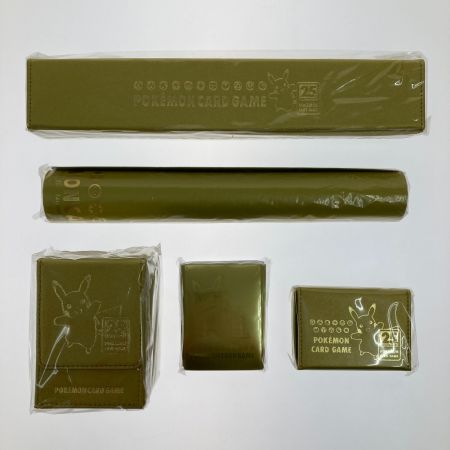   ポケモンカードゲーム 25th ANNIVERSARY GOLDEN BOX サプライ5点のみ