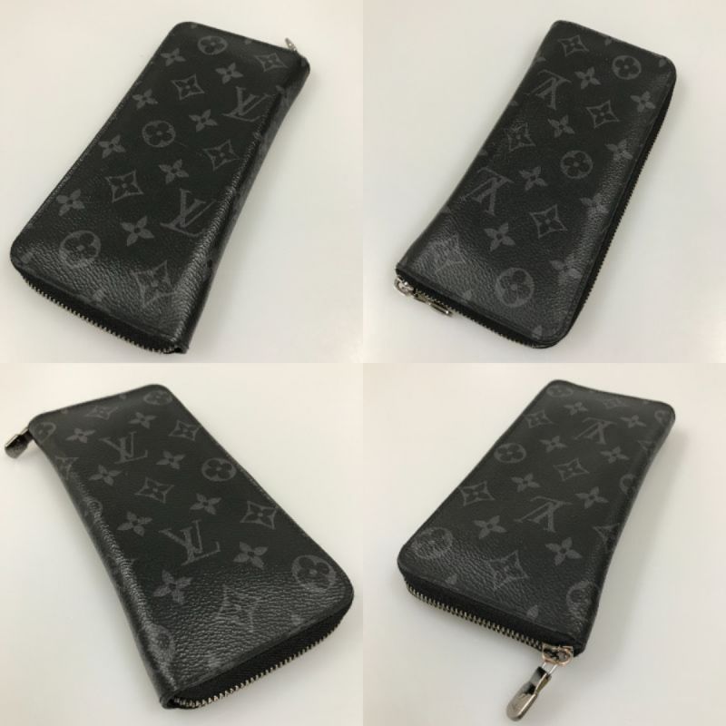 中古】 LOUIS VUITTON ルイヴィトン 長財布 モノグラム・エクリプス ...