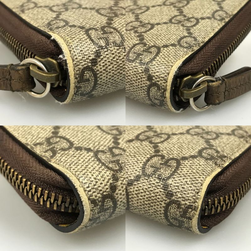 中古】 GUCCI グッチ ネオヴィンテージ ラウンドファスナー長財布 GG 