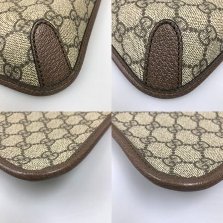  GUCCI グッチ ネオヴィンテージ ミディアムメッセンジャーバッグ GGスプリームキャンバ 598604 ベージュ×ブラウン